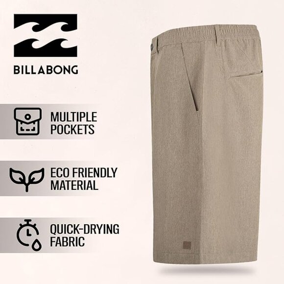 NEW Billabong Big and Tall Shorts for Men  Hybrid Stretch Board Shorts SZ 2X - Picture 3 of 9
